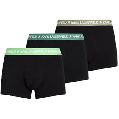 Lagerfeld Uomo Logo Trunk Colorband (3 Pack) Foiliage/Oil/Absinth Green XS Lagerfeld Uomo Logo Trunk Colorband (3 Pack) Foiliage/Oil/Absinth Green XS