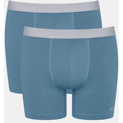 Sloggi Men Go ABC 2.0 Short 2P, Boxer Uomo, Provincial Blue, XS Sloggi Men Go ABC 2.0 Short 2P, Boxer Uomo, Provincial Blue, XS