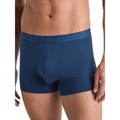 Calida Evolution Boxer da Uomo in Morbido Cotone Pima setoso, Pottery Blue, 54 Calida Evolution Boxer da Uomo in Morbido Cotone Pima setoso, Pottery Blue, 54