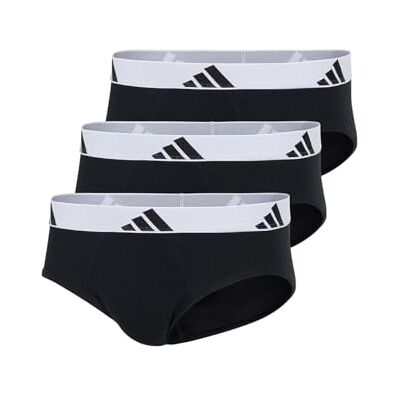 Adidas Herren Unterwäsche Slip 3er Pack Brief (3pk) Active Flex Cotton Intimo Uomo (Pacco da 3) Adidas Herren Unterwäsche Slip 3er Pack Brief (3pk) Active Flex Cotton Intimo Uomo (Pacco da 3)