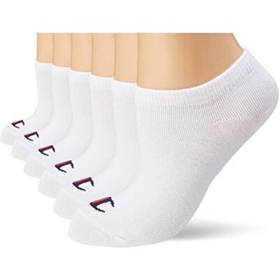 Champion Core 6PP Sneaker, Calzini Unisex Adulto, Bianco, 35-38 ( pacco da 6) Champion Core 6PP Sneaker, Calzini Unisex Adulto, Bianco, 35-38 ( pacco da 6)
