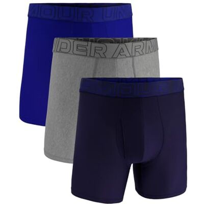 Under Armour Confezione da 3 Boxer da Uomo Tech Mesh, Gamba da 15 cm – Traspiranti, assorbono Il Sudore, Morbidi, Comfort Tutto Il Giorno Under Armour Confezione da 3 Boxer da Uomo Tech Mesh, Gamba da 15 cm – Traspiranti, assorbono Il Sudore, Morbidi, Comfort Tutto Il Giorno