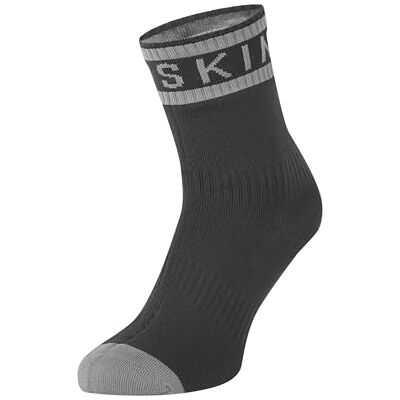 SEALSKINZ Waterproof Warm Weather Ankle Length Sock with Hydrostop, Calzini Unisex-Adulto, Nero, M SEALSKINZ Waterproof Warm Weather Ankle Length Sock with Hydrostop, Calzini Unisex-Adulto, Nero, M