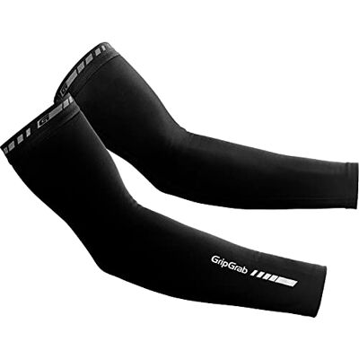 GripGrab Classic Thermal Cycling Arm Warmers Anti-Slip Warm Thermo Autumn Winter Sleeves Black and Giallo HiVis GripGrab Classic Thermal Cycling Arm Warmers Anti-Slip Warm Thermo Autumn Winter Sleeves Black and Giallo HiVis