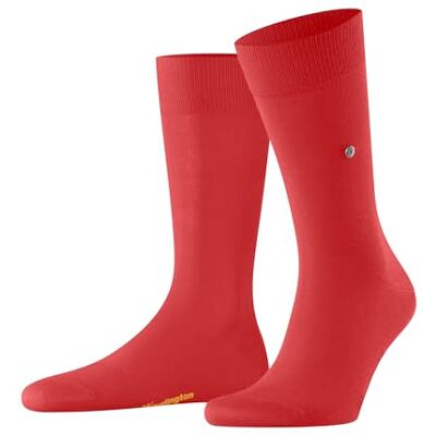 Burlington Lord M So cotone tinta unita 1 paire, Calzini Uomo, Rosso Tulip 8081, 40-46 Burlington Lord M So cotone tinta unita 1 paire, Calzini Uomo, Rosso Tulip 8081, 40-46