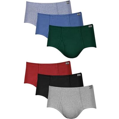 Hanes Tagless Slip da Uomo, Che Non Si spostano, con Elastico ComfortSoft in Vita (Confezione da 6) Assorted Medium Hanes Tagless Slip da Uomo, Che Non Si spostano, con Elastico ComfortSoft in Vita (Confezione da 6) Assorted Medium