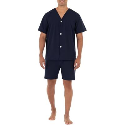 Fruit of the Loom Broadcloth Short Sleeve Pajama Set Pigiama, Blu Notte, L Uomo Fruit of the Loom Broadcloth Short Sleeve Pajama Set Pigiama, Blu Notte, L Uomo
