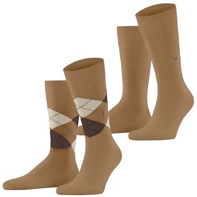 Burlington uomo Everyday Argyle Mix 2-Pack calzini cotone traspirante Burlington uomo Everyday Argyle Mix 2-Pack calzini cotone traspirante