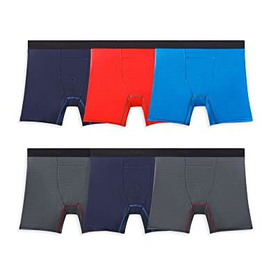 Fruit of the Loom Boxer da Uomo a Gamba Lunga, Micro-Stretch, Confezione da 5, Canali di Raffreddamento – Confezione da 6 – I Colori Possono variare, XL Fruit of the Loom Boxer da Uomo a Gamba Lunga, Micro-Stretch, Confezione da 5, Canali di Raffreddamento – Confezione da 6 – I Colori Possono variare, XL