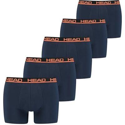Head Boxer, Uomo, Blu (Blue / Orange), S Head Boxer, Uomo, Blu (Blue / Orange), S