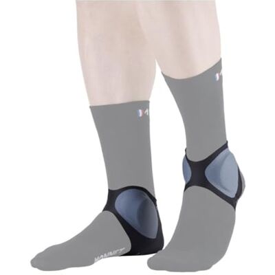 MONNET Cavigliera GELPROTECH Protezione per adulti, grigio (Nero, M) MONNET Cavigliera GELPROTECH Protezione per adulti, grigio (Nero, M)