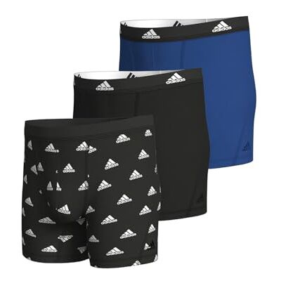 Adidas Boxer da Uomo (Confezione da 3), 913 Multicolor 2, XXL Adidas Boxer da Uomo (Confezione da 3), 913 Multicolor 2, XXL