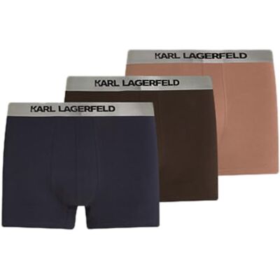 Lagerfeld Uomo Metallic Elastic Trunk Set(3 Pack) Lagerfeld Uomo Metallic Elastic Trunk Set(3 Pack)