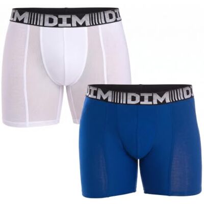 DIM. Pack-2 Boxer Lunghi in Cotone 3D Flex Air D da Uomo dal Design Moderno e Confortevole DIM. Pack-2 Boxer Lunghi in Cotone 3D Flex Air D da Uomo dal Design Moderno e Confortevole