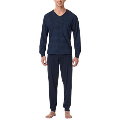 Schiesser Schlafanzug Lang mit Bündchen Nightwear Set Set di Pigiama Uomo Schiesser Schlafanzug Lang mit Bündchen Nightwear Set Set di Pigiama Uomo