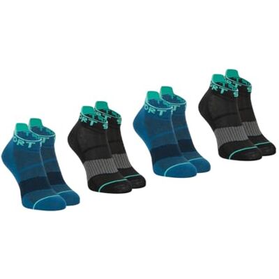 Athena Running Calze, Lagon/Nero, 43-46 Uomo Athena Running Calze, Lagon/Nero, 43-46 Uomo
