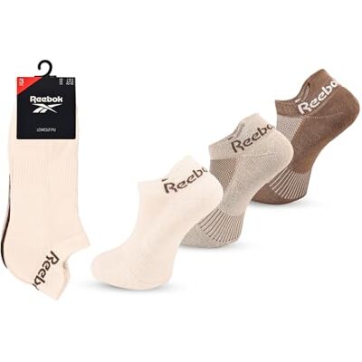 Reebok Calze, Gesso, 40-42 (Pacco da 3) Unisex-Adulto Reebok Calze, Gesso, 40-42 (Pacco da 3) Unisex-Adulto