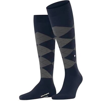 Burlington Edinburgh M Kh lana al ginocchio fantasia 1 paio, Calzini lunghi Uomo, Blu Marine 6123, 40-46 Burlington Edinburgh M Kh lana al ginocchio fantasia 1 paio, Calzini lunghi Uomo, Blu Marine 6123, 40-46