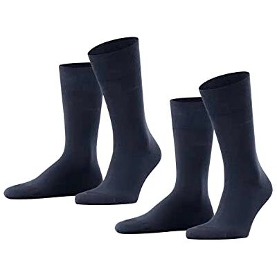 Esprit Basic Easy 2-Pack M So cotone tinta unita confezione di 2 paia, Calzini Uomo, Blu Marine 6120, 43-46 Esprit Basic Easy 2-Pack M So cotone tinta unita confezione di 2 paia, Calzini Uomo, Blu Marine 6120, 43-46