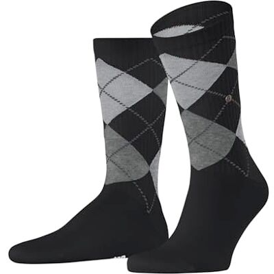 Burlington Rib Court M So cotone tinta unita 1 paire, Calzini Uomo, Nero Black 3000, 40-46 Burlington Rib Court M So cotone tinta unita 1 paire, Calzini Uomo, Nero Black 3000, 40-46