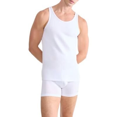 Sloggi Uomo Go Abc 2.0 Tank Top 2P, Bianco, L Sloggi Uomo Go Abc 2.0 Tank Top 2P, Bianco, L