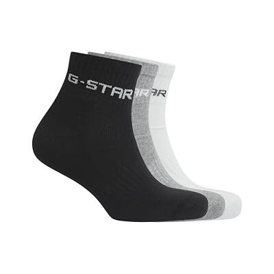 G-STAR Men's Grove 3 Pack Ankle Socks G-STAR Men's Grove 3 Pack Ankle Socks