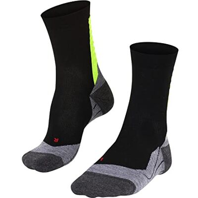 Falke Achilles M So filo funzionale protezione del tendine 1 paio, Calzini da corsa Uomo, Nero Black 3001, 42-43 Falke Achilles M So filo funzionale protezione del tendine 1 paio, Calzini da corsa Uomo, Nero Black 3001, 42-43