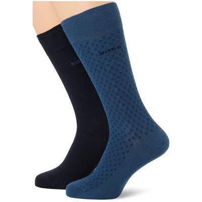 Boss Calze da uomo Regular_Socks, Open Blue, 40-46 Boss Calze da uomo Regular_Socks, Open Blue, 40-46