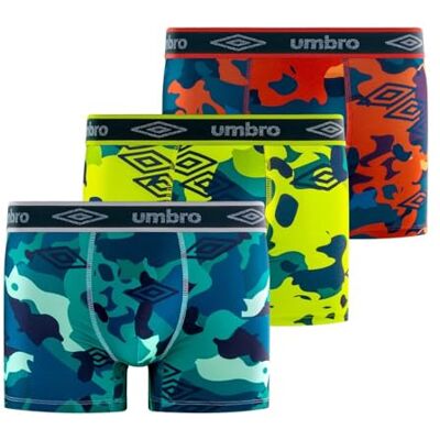 Umbro Boxer Corti (Pacco da 3) Uomo Umbro Boxer Corti (Pacco da 3) Uomo