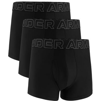 Under Armour Boxer da Uomo Performance Tech da Uomo, Cucitura Interna 7,6 cm, Comfort e Morbidezza per Tutto Il Giorno, Black Solid Core Confezione da 3, 4X-Large Under Armour Boxer da Uomo Performance Tech da Uomo, Cucitura Interna 7,6 cm, Comfort e Morbidezza per Tutto Il Giorno, Black Solid Core Confezione da 3, 4X-Large