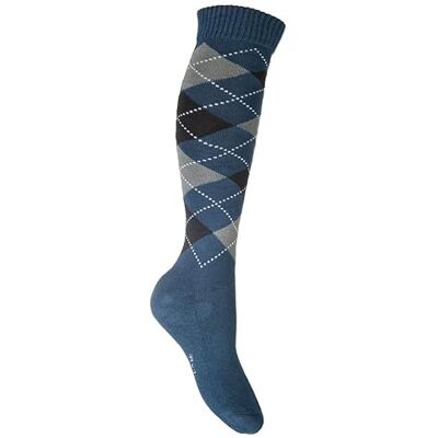HKM Lemmy Calzini da Equitazione, Blu Scuro/Nero, 42 Unisex-Adulto HKM Lemmy Calzini da Equitazione, Blu Scuro/Nero, 42 Unisex-Adulto