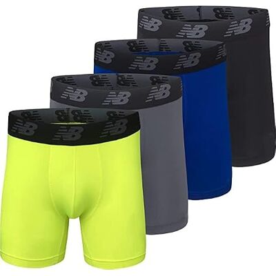 New Balance Boxer da Uomo , Nero, XXL New Balance Boxer da Uomo , Nero, XXL