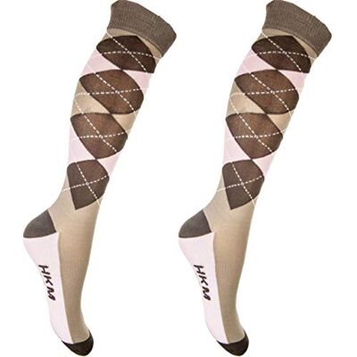 HKM Reitsocken -Check Classico- Calzini da Equitazione Uomo HKM Reitsocken -Check Classico- Calzini da Equitazione Uomo