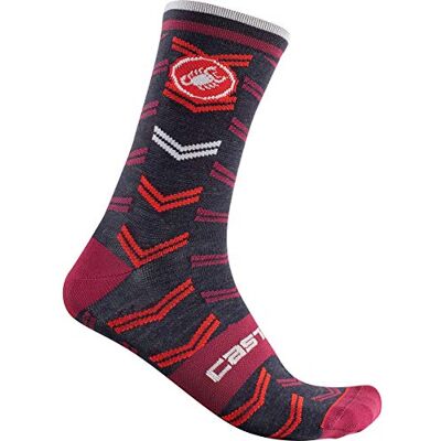 CASTELLI Transition 18 Sock, Calzini Unisex – Adulto, Savile Blue, XXL CASTELLI Transition 18 Sock, Calzini Unisex – Adulto, Savile Blue, XXL