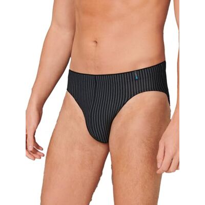 Schiesser Long Life Cotton Supermini, Boxer da Uomo, Nero (Schwarz (Blauschwarz 001)), S Schiesser Long Life Cotton Supermini, Boxer da Uomo, Nero (Schwarz (Blauschwarz 001)), S