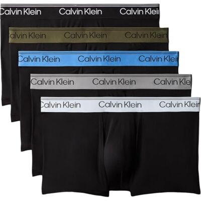 Calvin Klein Low Rise Trunk 5pk Lv00nb4412 Boxer a Vita Bassa Uomo Calvin Klein Low Rise Trunk 5pk Lv00nb4412 Boxer a Vita Bassa Uomo