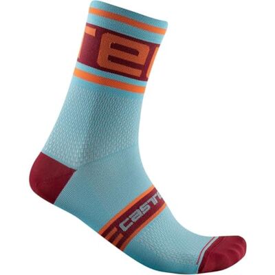 CASTELLI PROLOGO 15 SOCK Calzini Uomo celeste S/M CASTELLI PROLOGO 15 SOCK Calzini Uomo celeste S/M