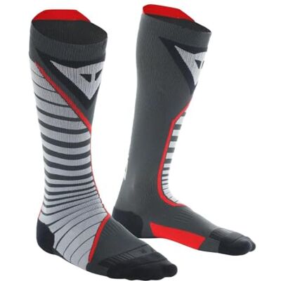 Dainese Thermo Long Socks, Calze Termiche Lunghe per Sci e Snowboard, per Uomo e Donna, Nero/Rosso, 3638 Dainese Thermo Long Socks, Calze Termiche Lunghe per Sci e Snowboard, per Uomo e Donna, Nero/Rosso, 3638