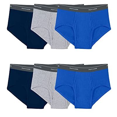 Fruit of the Loom Underwear Briefs, Tag Free & Moisture Wicking, Assorted Multipacks Mutande da Uomo, Confezione da 6 – Colori Assortiti, XXL (Pacco da 6) Fruit of the Loom Underwear Briefs, Tag Free & Moisture Wicking, Assorted Multipacks Mutande da Uomo, Confezione da 6 – Colori Assortiti, XXL (Pacco da 6)