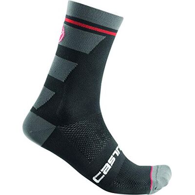 CASTELLI Trofeo 15 Calzini, Uomo, Black, S/M CASTELLI Trofeo 15 Calzini, Uomo, Black, S/M
