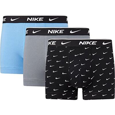 Nike Trunk Uomo Swoosh Print/Grey/Uni. Blue S Nike Trunk Uomo Swoosh Print/Grey/Uni. Blue S