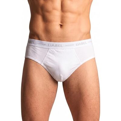 Liabel 4 Slip Uomo Cotone Bianco Nero e Colorati Mutande Uomo Pack con Cuciture Rinforzate Set Intimo Uomo Slip con Elastico Esterno Male Underwear Liabel 4 Slip Uomo Cotone Bianco Nero e Colorati Mutande Uomo Pack con Cuciture Rinforzate Set Intimo Uomo Slip con Elastico Esterno Male Underwear