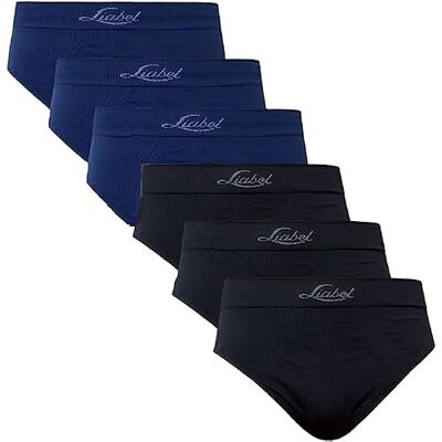 Liabel Slip/Boxer da Uomo Seamless Confezione da 6Pz – Mutande da Uomo in Microfibra Senza Cuciture Made in Italy Liabel Slip/Boxer da Uomo Seamless Confezione da 6Pz – Mutande da Uomo in Microfibra Senza Cuciture Made in Italy