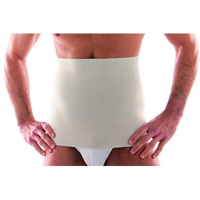 Liabel Fascia Elastica Uomo Effetto Modellante, Misto Lana Bianco, L-5 Liabel Fascia Elastica Uomo Effetto Modellante, Misto Lana Bianco, L-5