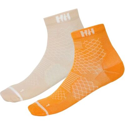 Helly Hansen Calzini unisex da trail 2 pezzi, arancione acceso, 45-47 Helly Hansen Calzini unisex da trail 2 pezzi, arancione acceso, 45-47