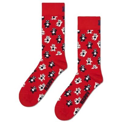 Happy Socks Calze Orsacchiotto Rosso, 41-46 Happy Socks Calze Orsacchiotto Rosso, 41-46