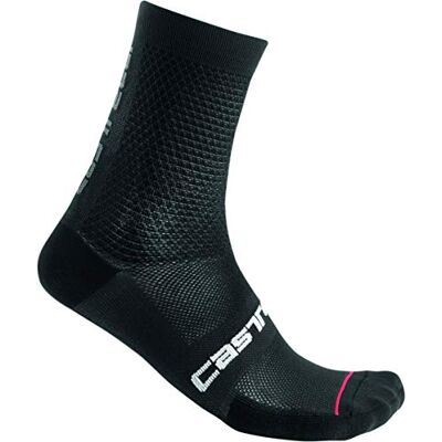 CASTELLI Superleggera 12, Calzini Unisex Adulto, Nero, S-M CASTELLI Superleggera 12, Calzini Unisex Adulto, Nero, S-M