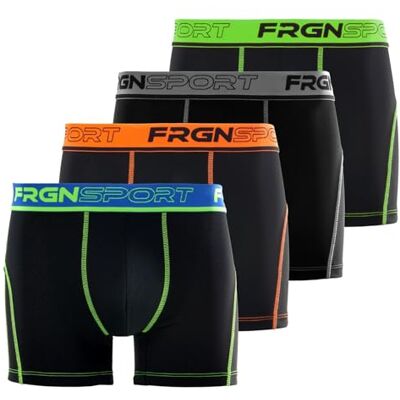 FREEGUN Aktiv Boxer Fgwakt/1bmx4 Boxer Corti Uomo (Pacco da 4) FREEGUN Aktiv Boxer Fgwakt/1bmx4 Boxer Corti Uomo (Pacco da 4)