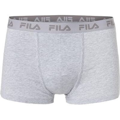 Fila FU5004/3 Uomini Boxers, M, Grigio, 3 Pezzi Fila FU5004/3 Uomini Boxers, M, Grigio, 3 Pezzi