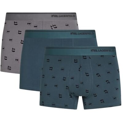 Lagerfeld Uomo Ikon All Over Print Trunk (3 Pack) Ikon Dot Excalibur/Navy XL Lagerfeld Uomo Ikon All Over Print Trunk (3 Pack) Ikon Dot Excalibur/Navy XL